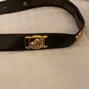 ST.John vintage leather belt 89 inches long it has elephants around it St. John | Accessories | Stjohn Vintage Leather Belt 89  main image 4